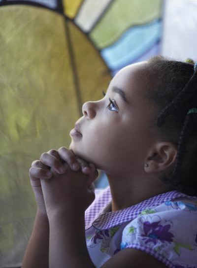 girl praying